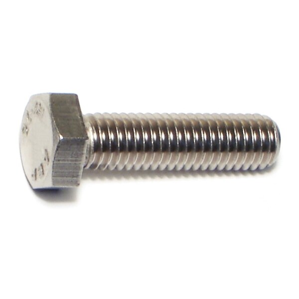 Midwest Fastener A2, M8-1.25 Hex Head Cap Screw, Plain Stainless Steel, 30 mm L, 50 PK 55170 - main
